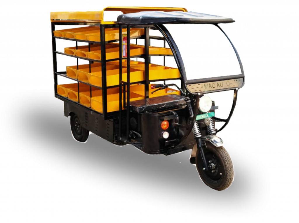 Battery Operated E Rickshaw Food Cart